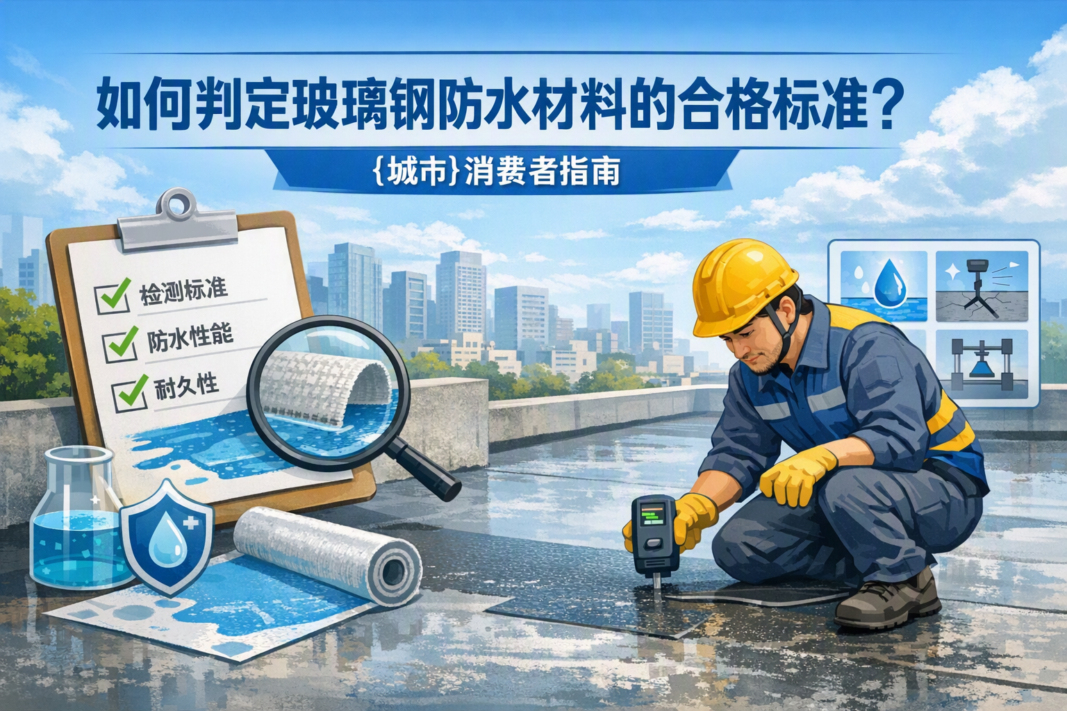 如何判定玻璃钢防水材料的合格标准? 太原 消费者指南