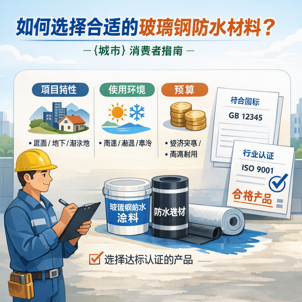 如何判定玻璃钢防水材料的合格标准? 太原 消费者指南