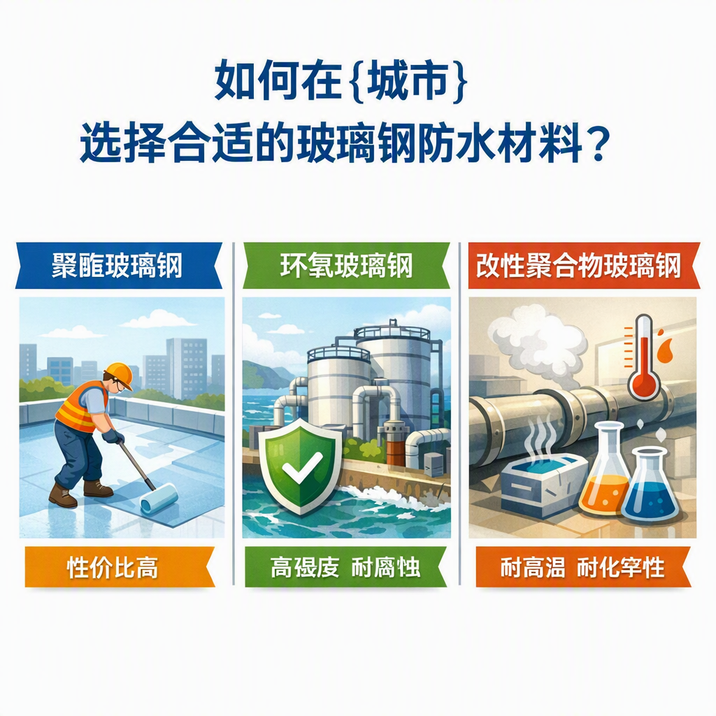 如何在太原选择合适的玻璃钢防水材料?