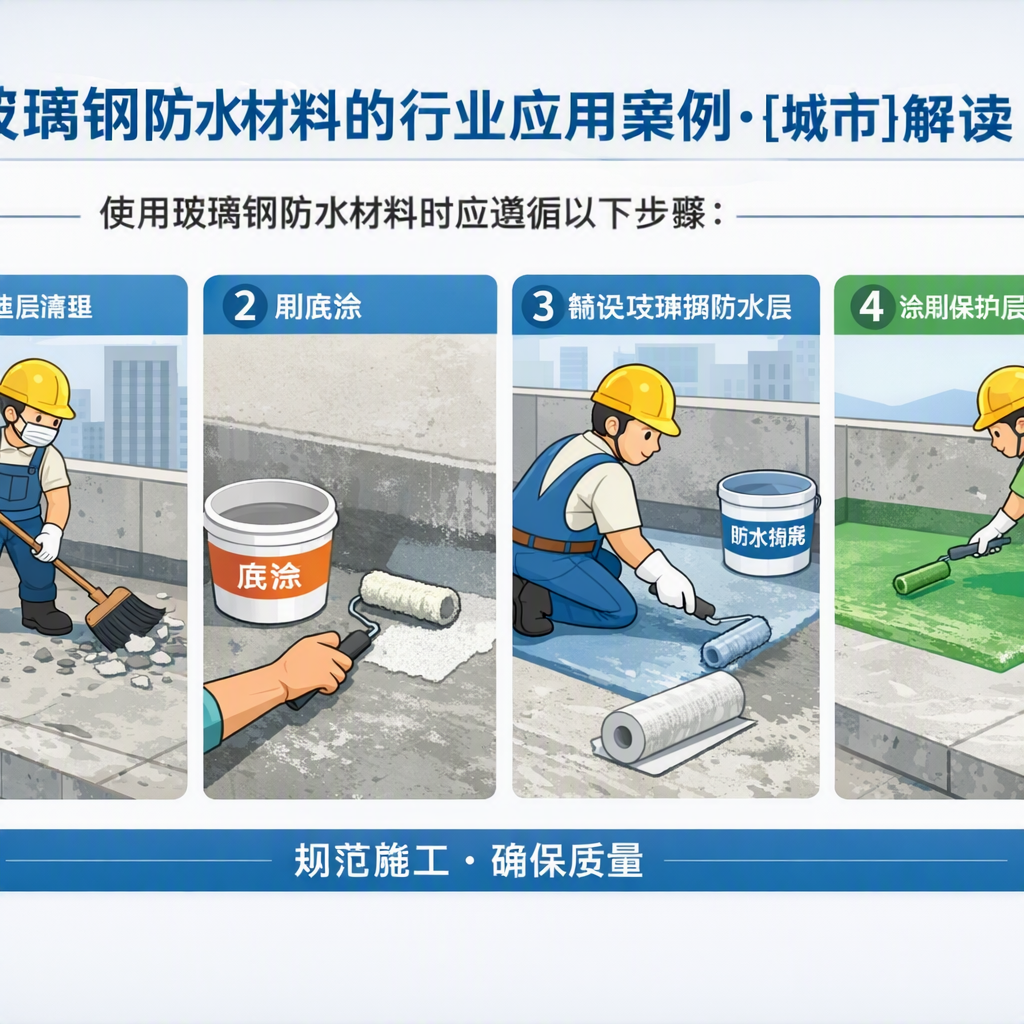 玻璃钢防水材料的行业应用案例,太原解读