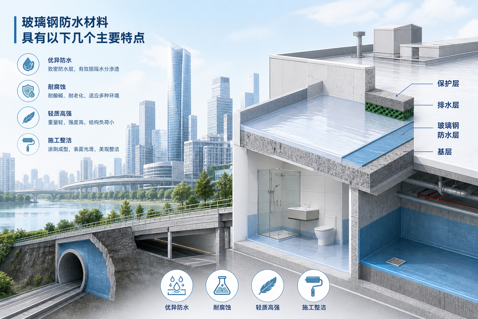 2023年玻璃钢防水材料市场趋势分析,关注 太原 发展